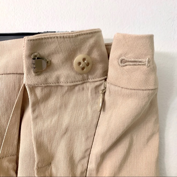 Talbots pleated khaki skirt 12 - Picture 3 of 7